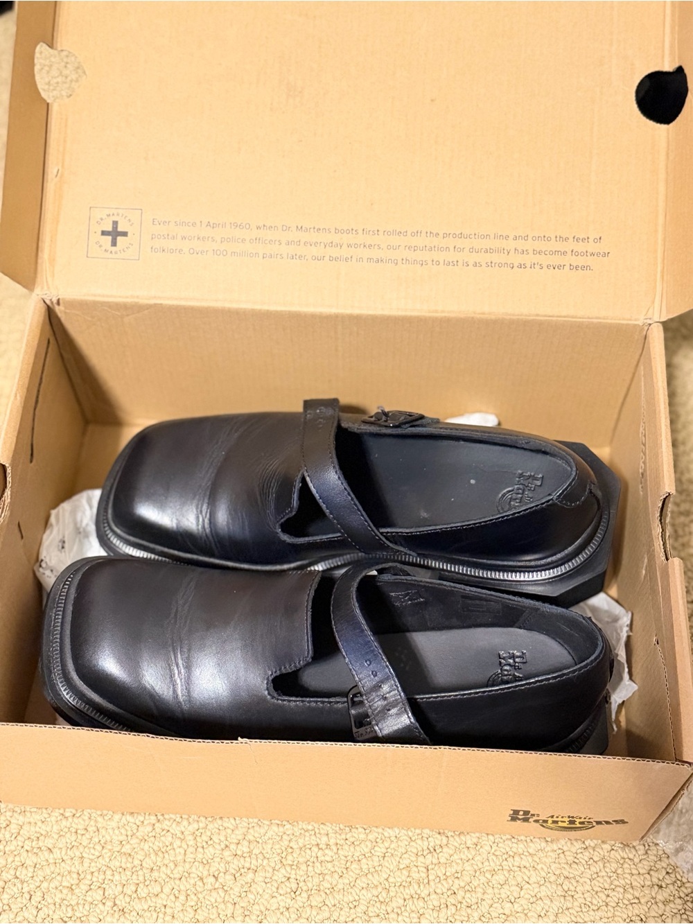 Dr. Martens Maybole MJ Black women’s Mary Jane wedge - Picture 3 of 3